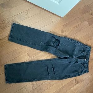 Black Ripped Jeans Boyfriend —Shein